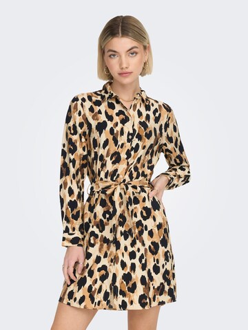 JDY Shirt Dress 'ADALINE' in Beige: front
