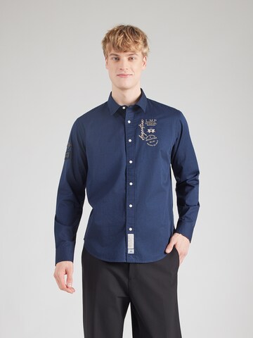 La Martina Regular fit Ing - kék: elől