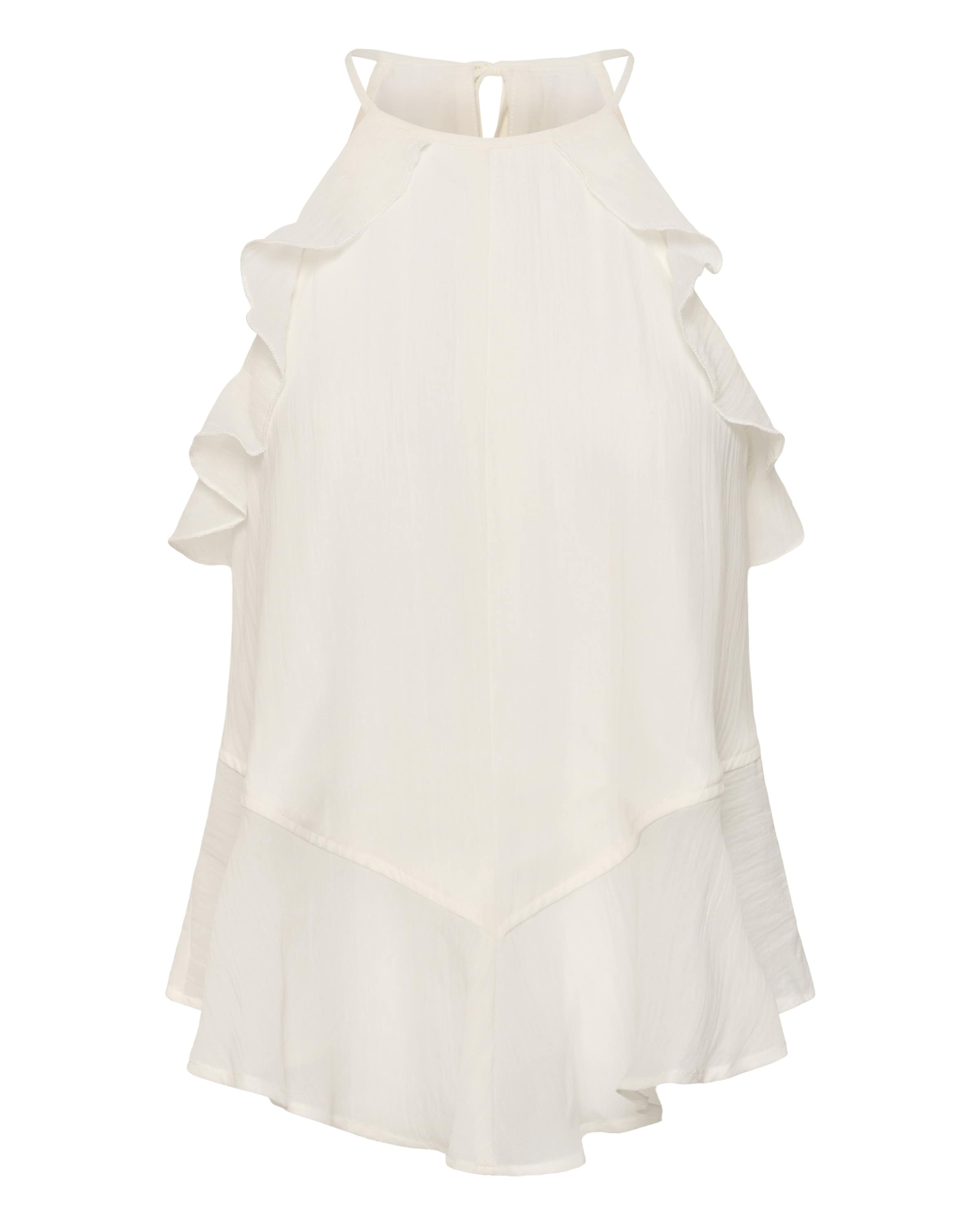 Cream Blouse 'CRIsabelle' in Wit: voorkant