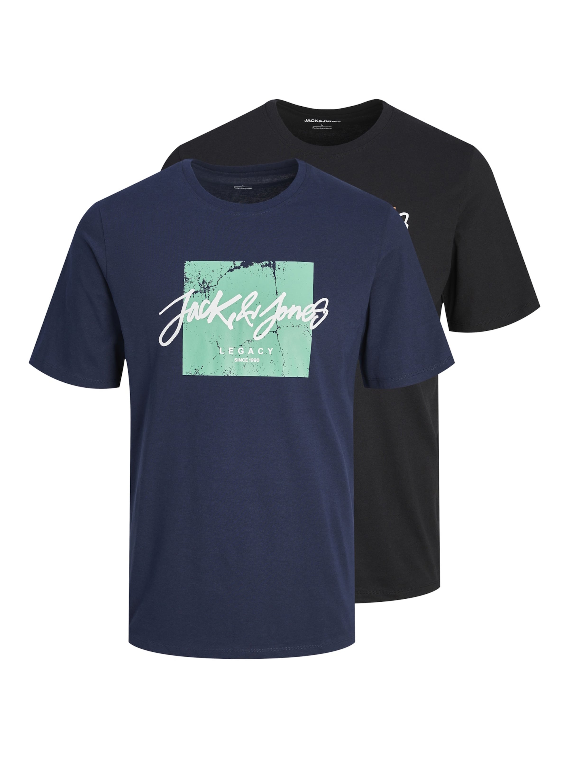 JACK & JONES T-Shirt 'JJTiley' in Blau: Vorderseite