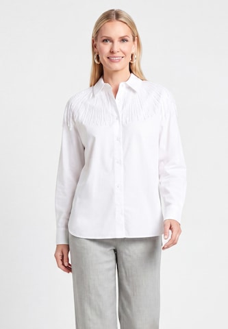 Chemisier usha WHITE LABEL en blanc : devant