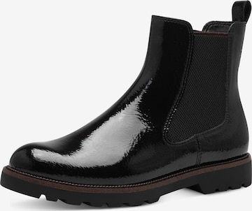 Tamaris Chelsea boots in Zwart: voorkant