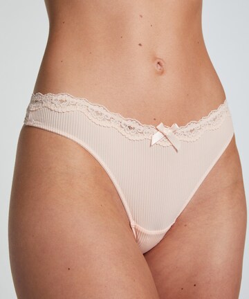 Hunkemöller Tanga 'Lola' – pink: přední strana