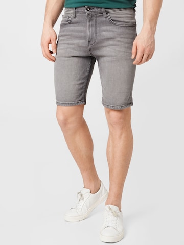 ESPRIT Slimfit Shorts in Grau: predná strana