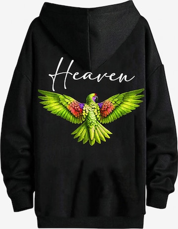 RMK Sweatshirt 'Heaven' in Schwarz: Vorderseite