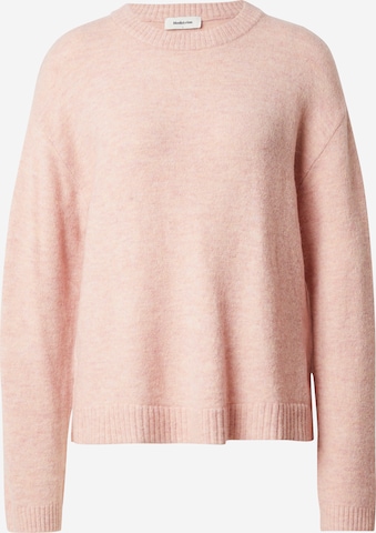 modström - Jersey 'Tree' en rosa: frente