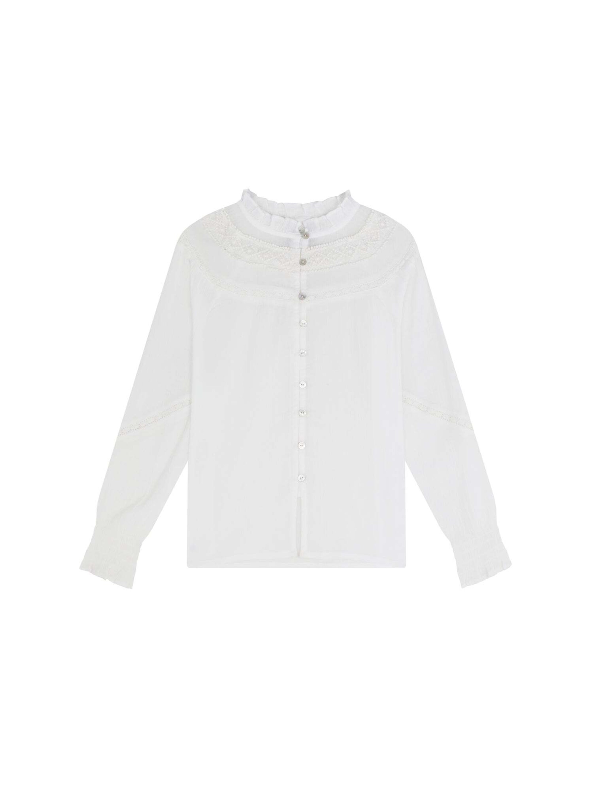 ScalpersBluza - bijela boja: prednji dio