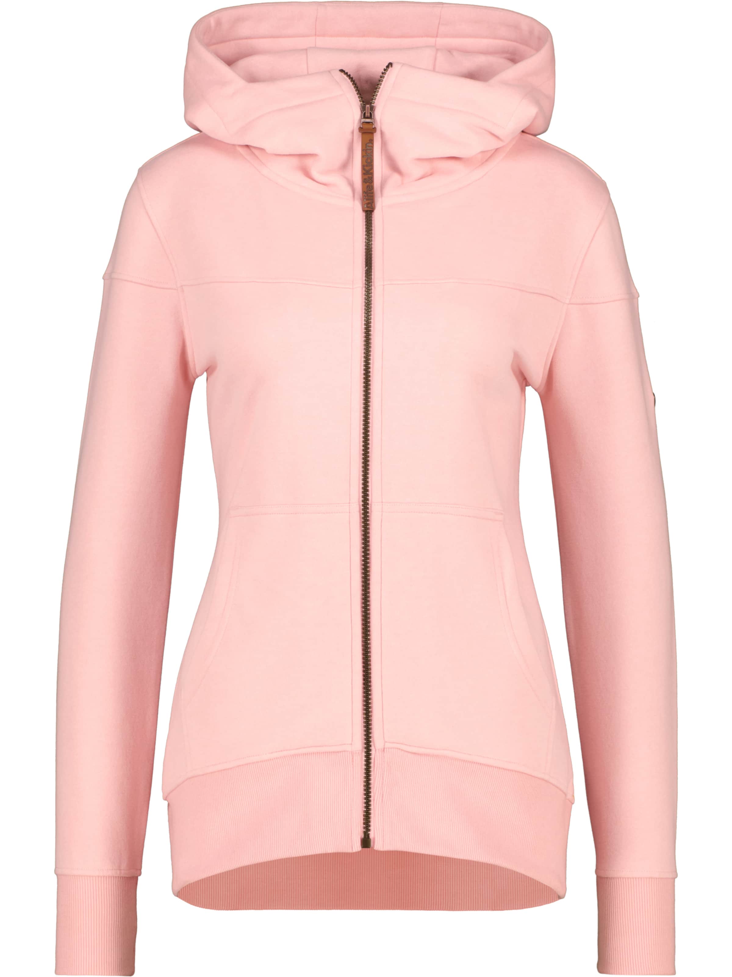 alife & kickin Ζακέτα φούτερ σε ροζ: μπροστά