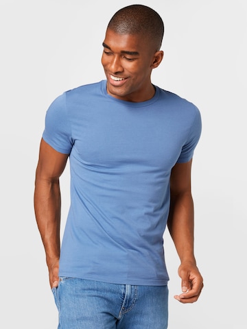 LEVI'S ® Shirt 'Slim 2 Pack Crewneck' in Blauw: voorkant