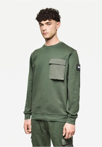 Weekend Offender Sweatshirt 'Neve' in Grün: Vorderseite