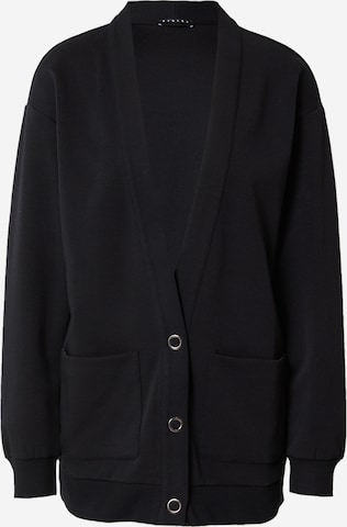 Sisley Knit cardigan in Black: front