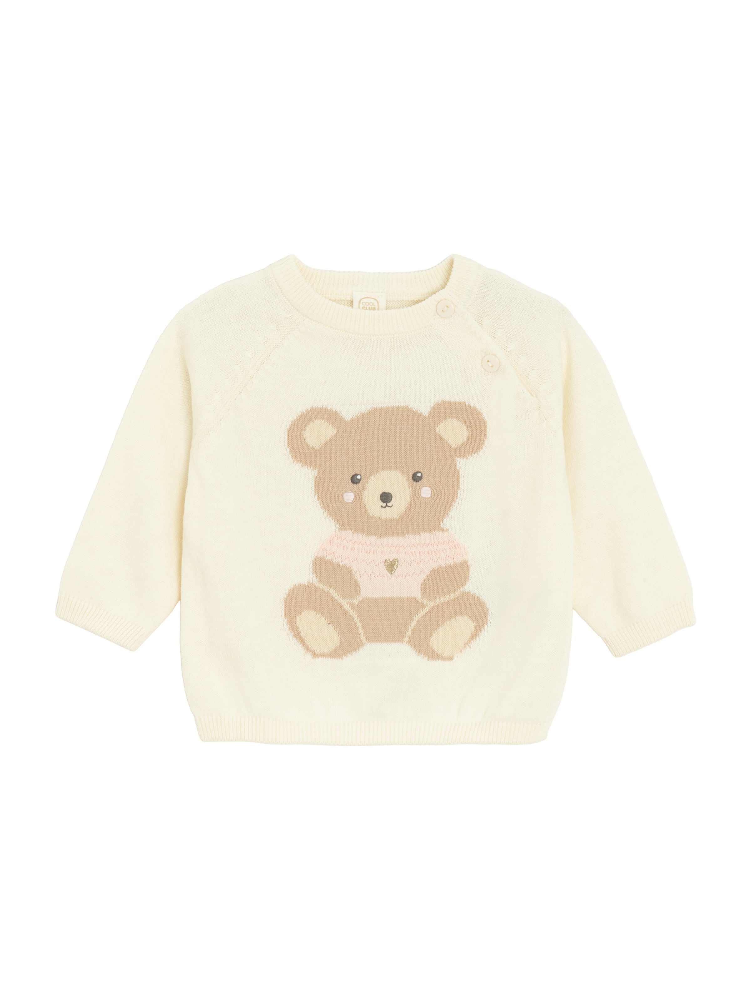 Cool Club Kampsun, värv valge: eest vaates