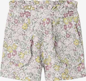 Pantalon 'NMFHaile' NAME IT en blanc : devant