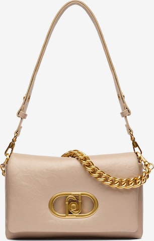 Borsa a spalla 'Lapuffy' di Liu Jo in beige: frontale