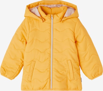 NAME IT Winter Jacket 'Maggy' in Yellow: front