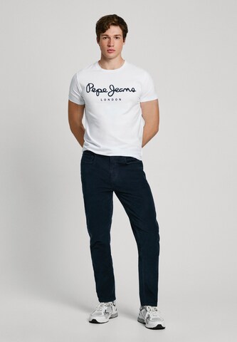 Coupe slim Pantalon Pepe Jeans en bleu