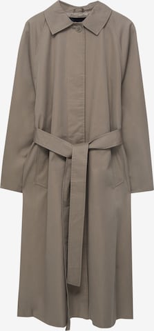 Pull&Bear Between-seasons coat in Grey: front