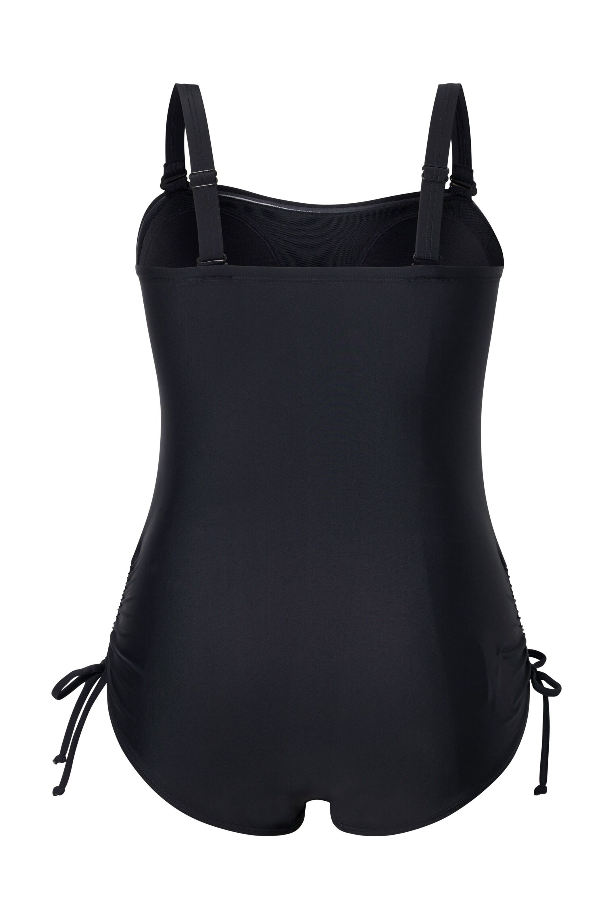 Ulla Popken Shaping-badpak in Zwart