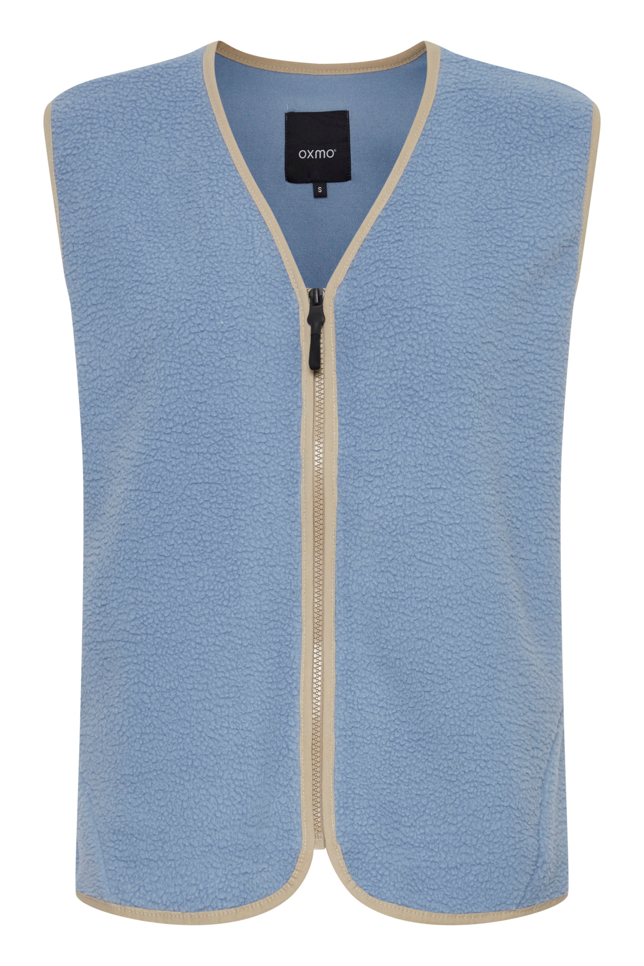 Oxmo Vest 'Pianne' in Blue: front