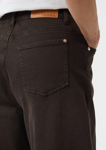 Wide Leg Jean COMMA en marron