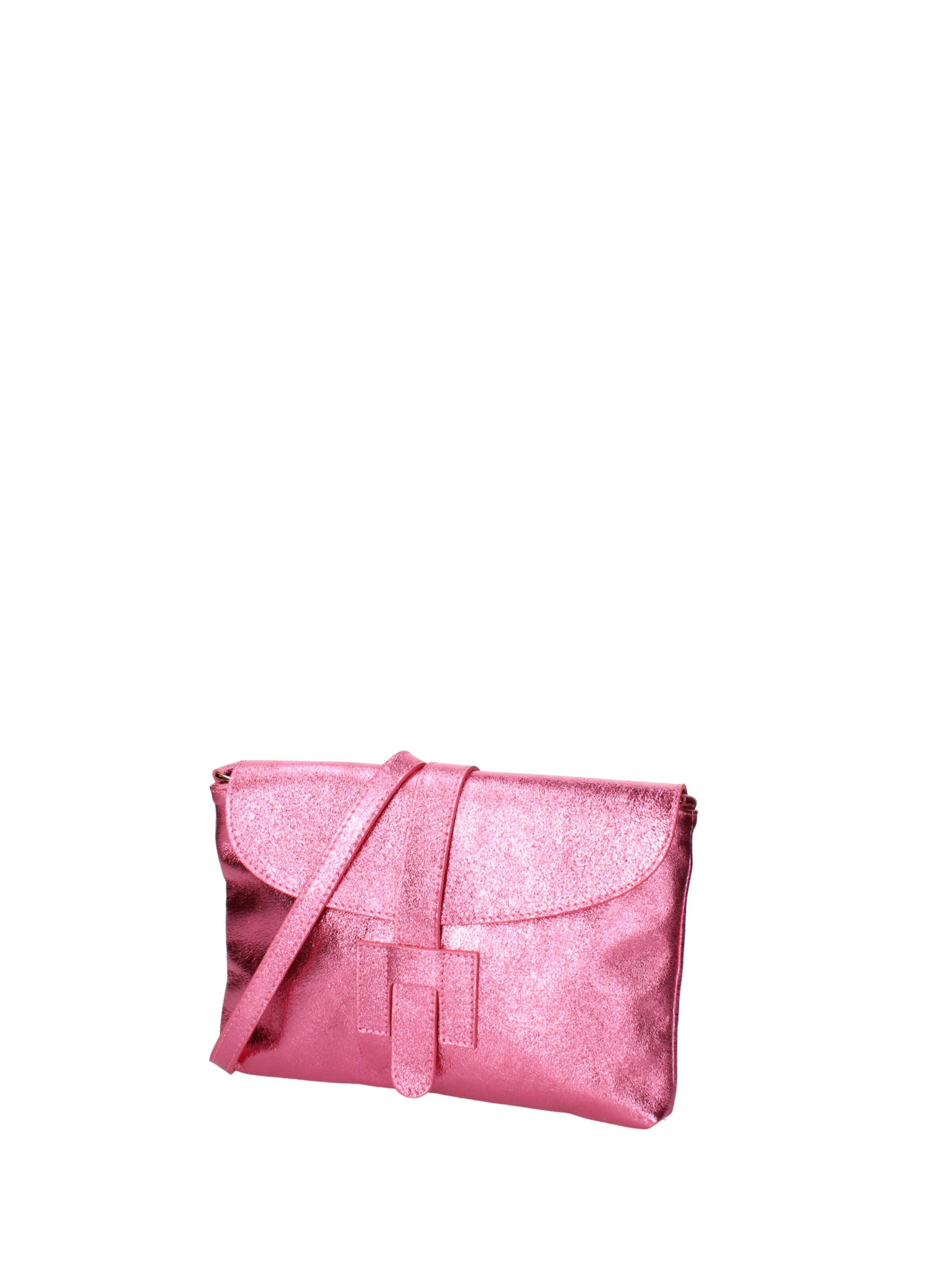 Pochette Viola Castellani en rose : devant