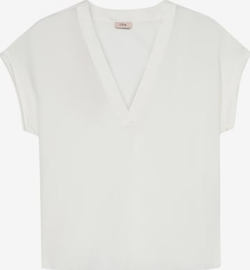 oltre - Blusa en blanco: frente