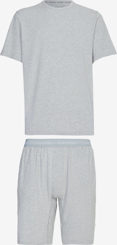 Calvin Klein Underwear Пижама короткая в Серый: спереди
