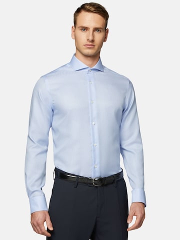 Boggi Milano Regular Fit Hemd in Blau: predná strana