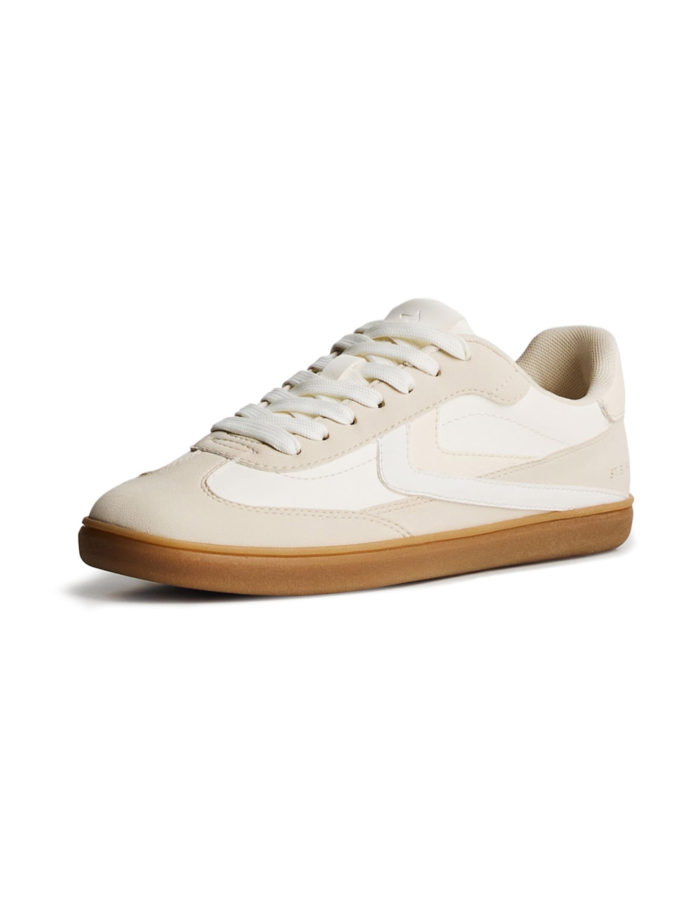 Bershka Sneaker in beige / wollweiß, Produktansicht