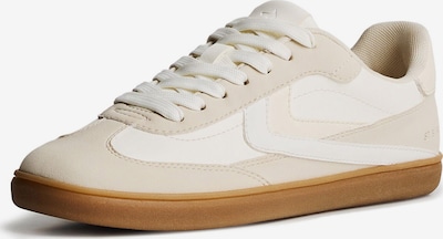 Bershka Matalavartiset tennarit värissä beige / villanvalkoinen, Tuotenäkymä