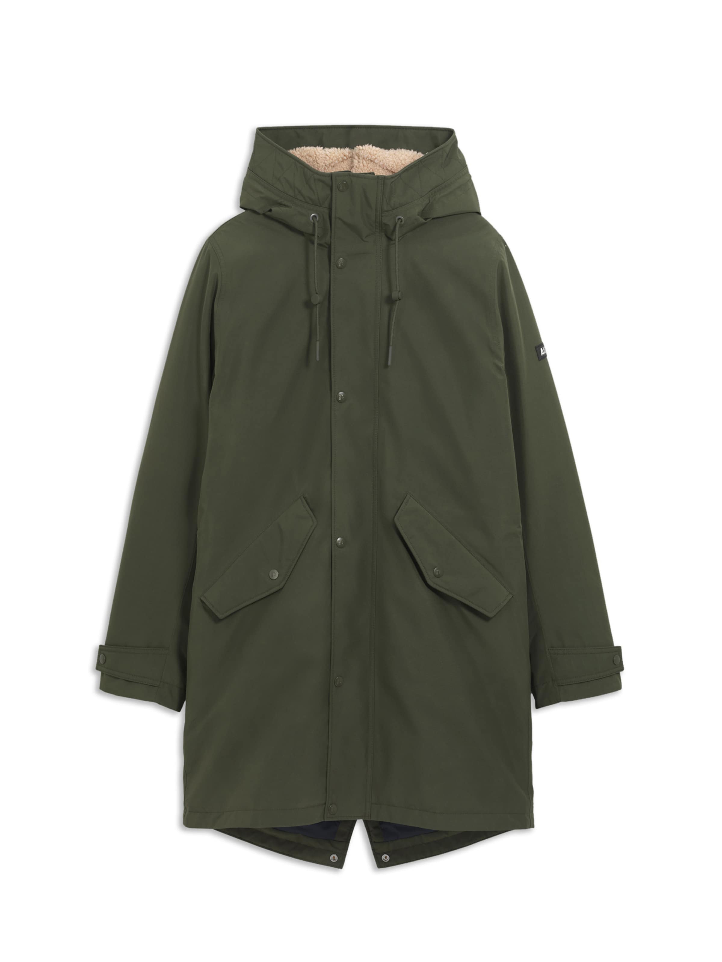 AIGLE Зимняя парка в Зеленый: спереди