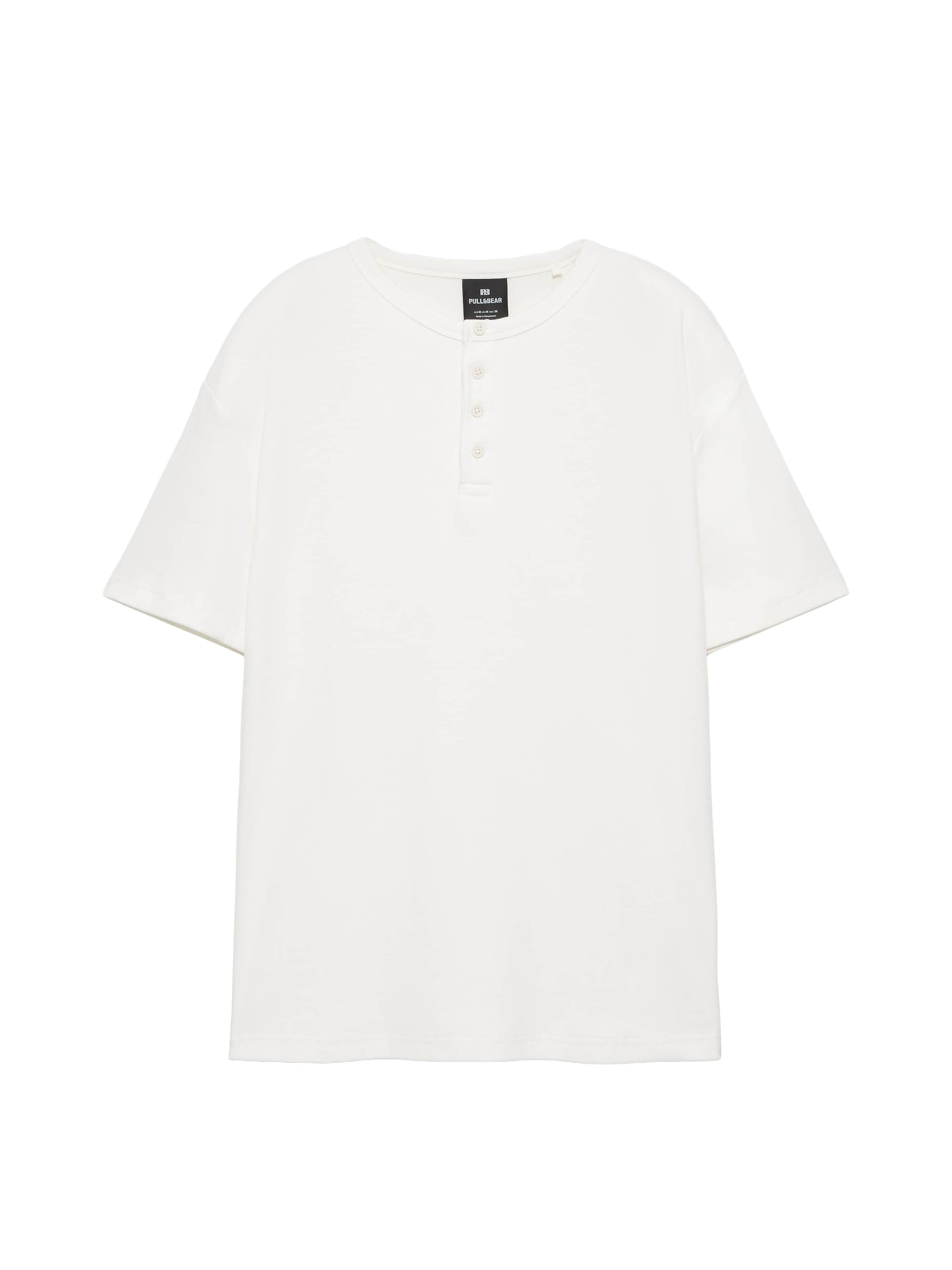 Pull&Bear Majica | bela barva: sprednja stran