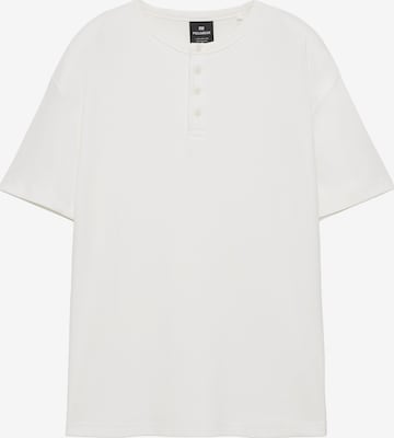 Pull&Bear Majica | bela barva: sprednja stran