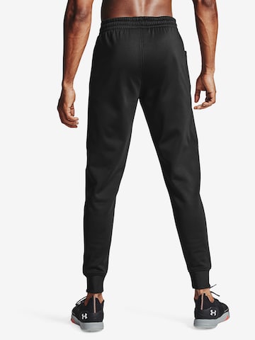 UNDER ARMOUR Zúžený Sportovní kalhoty – černá