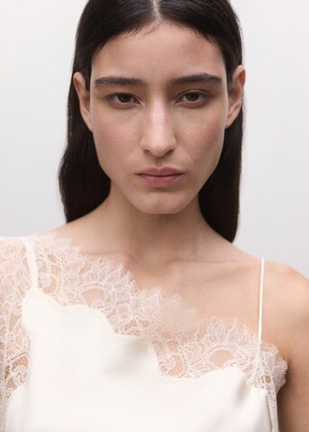 MANGO Top 'Ada' in Beige