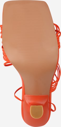 Dorothy Perkins Páskové sandály 'Elissa' – oranžová