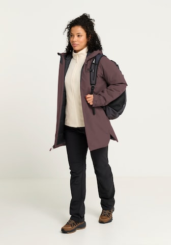 JACK WOLFSKIN Зимно палто в лилав