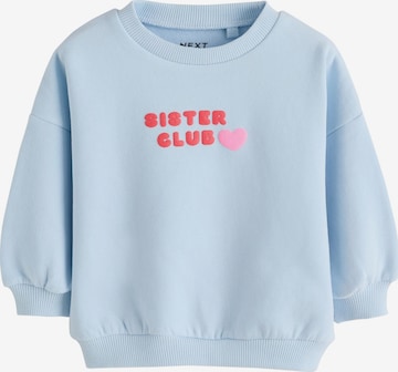 Next Mikina – modrá: přední strana