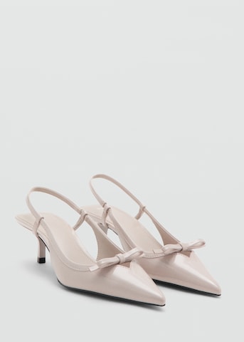 MANGO Slingpumps 'SUSA' in Beige