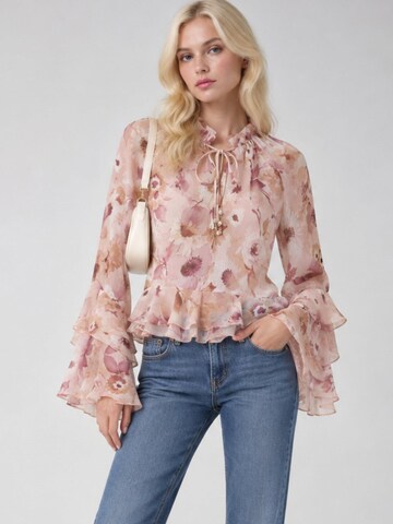 GUESS Bluse 'W6BH45W4235'‌‌‌‌‌‌‌‌‌‌ in Pink