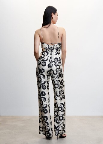 MANGO Jumpsuit 'Tulum' in Wit