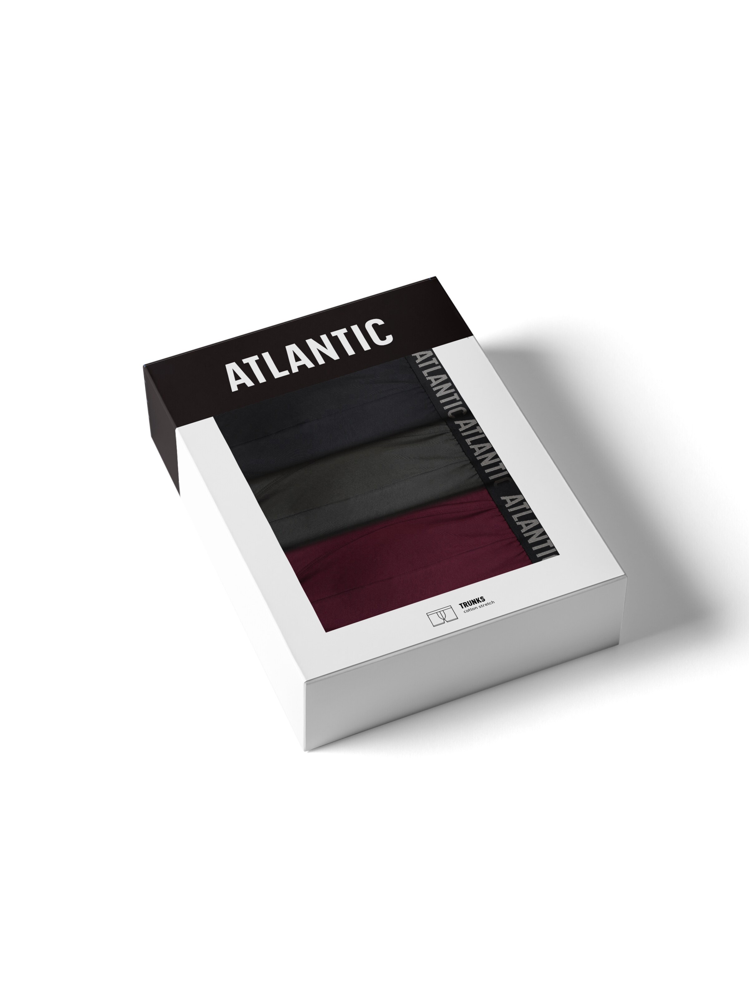 Atlantic Boxer shorts 'ATLANTIC' in Purple