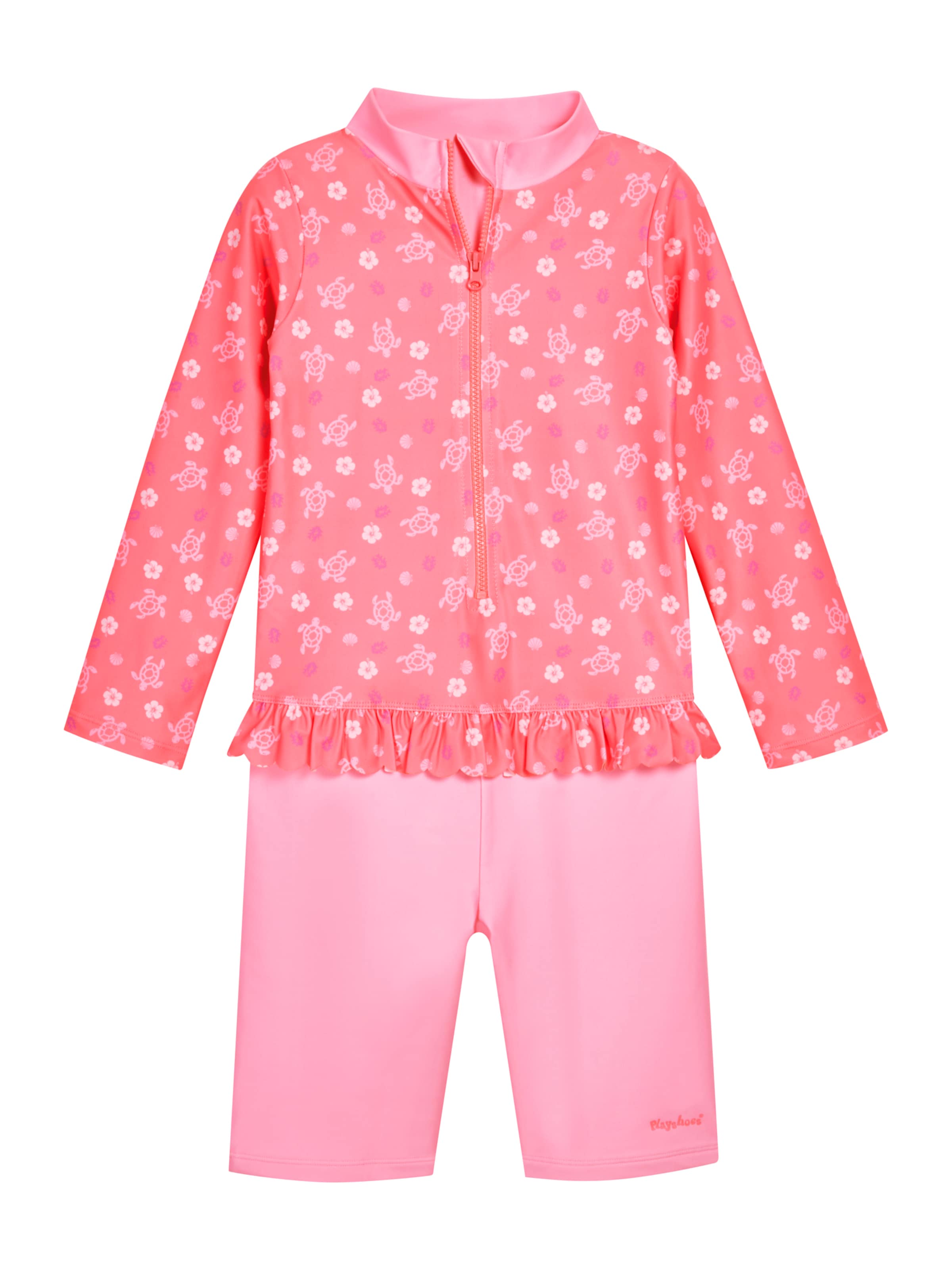 Costum de baie întreg 'Hawaii' de la PLAYSHOES pe roz: față