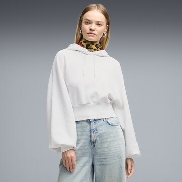 PUMA Sweatshirt 'Essentials' in Weiß: Vorderseite