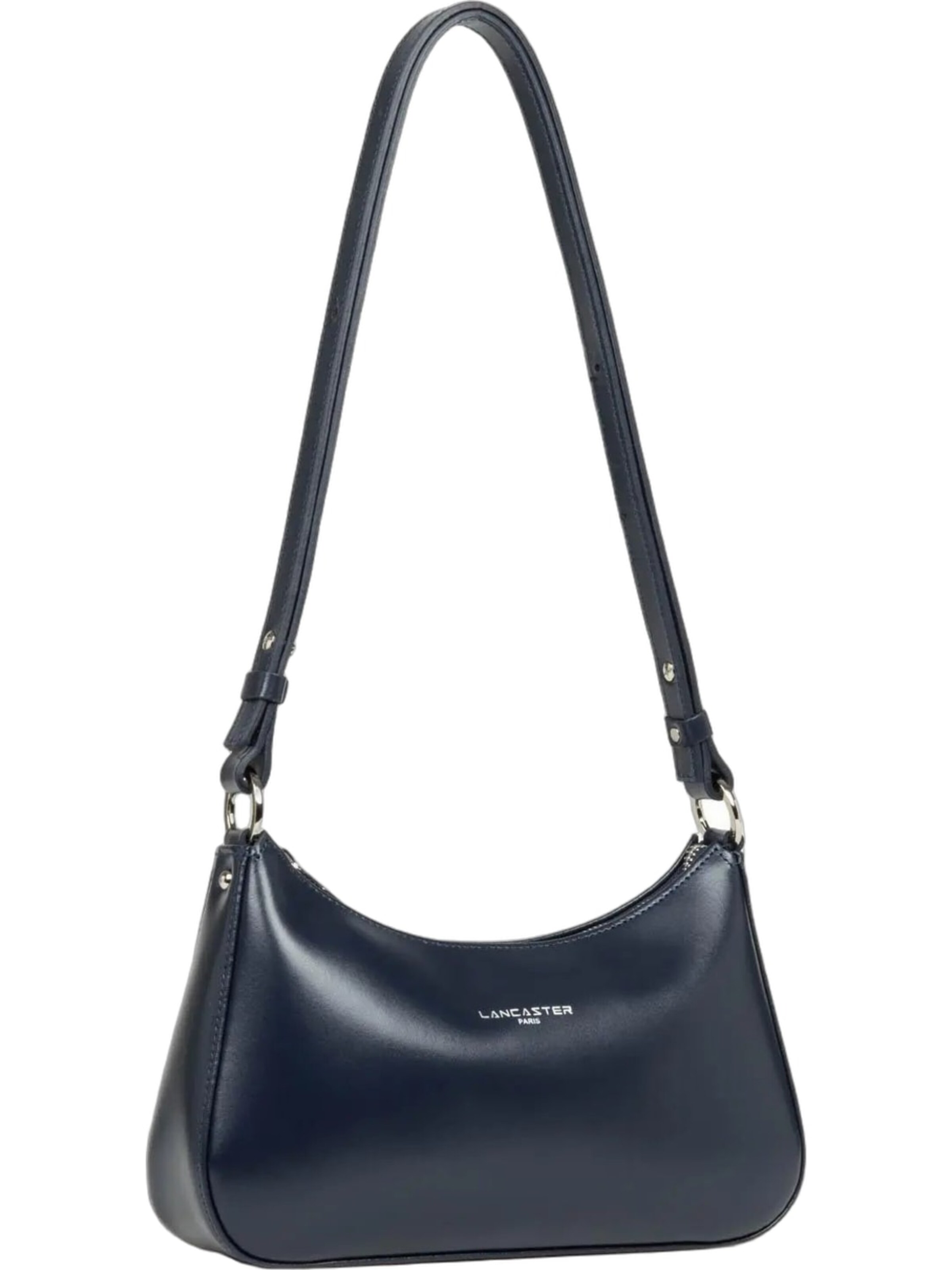LANCASTER Paris Handväska 'Lancaster Sac trotteur Zippé Suave Ace Bleu Foncé' i blå