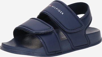 TOMMY HILFIGER Ανοικτά παπούτσια σε μπλε: μπροστά