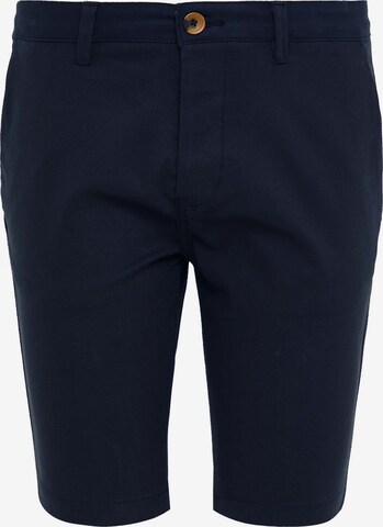 Coupe slim Pantalon chino 'Northsea' Threadbare en bleu : devant