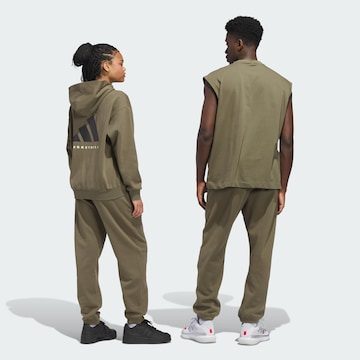 ADIDAS PERFORMANCE Loosefit Sportbroek in Groen