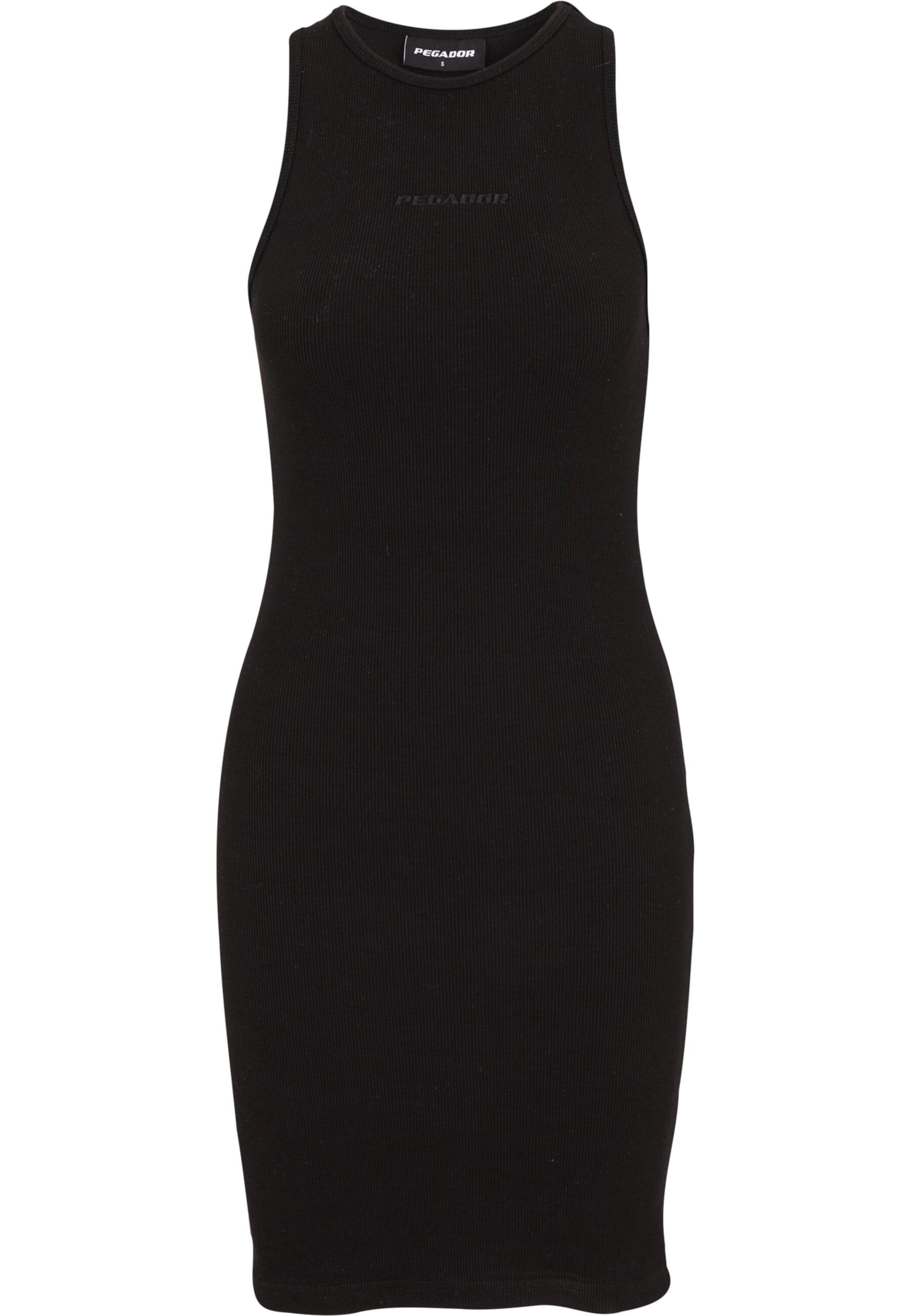 Pegador Jurk in Zwart: voorkant