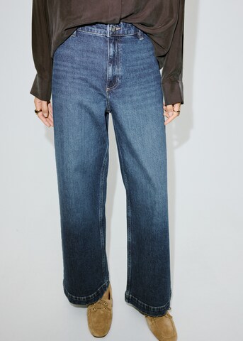 Wide leg Jeans 'CATHERIN' di MANGO in blu: frontale